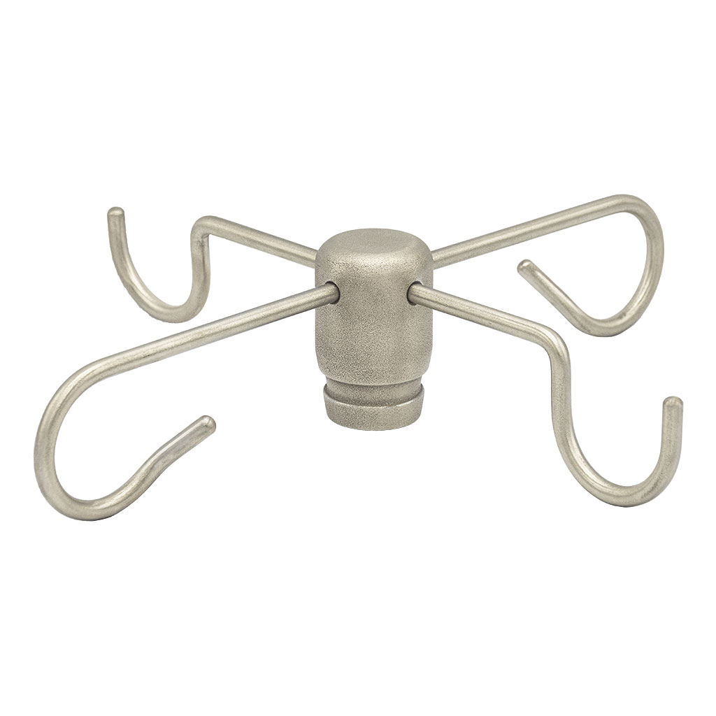 Antimicrobial IV Pole Top Hook
