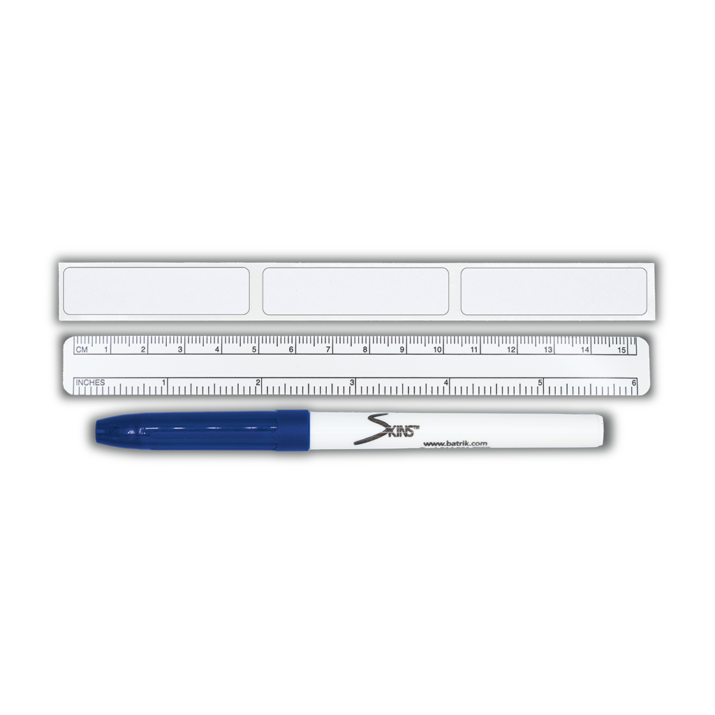 SKINS Surgical Skin Marker with ruler and label set