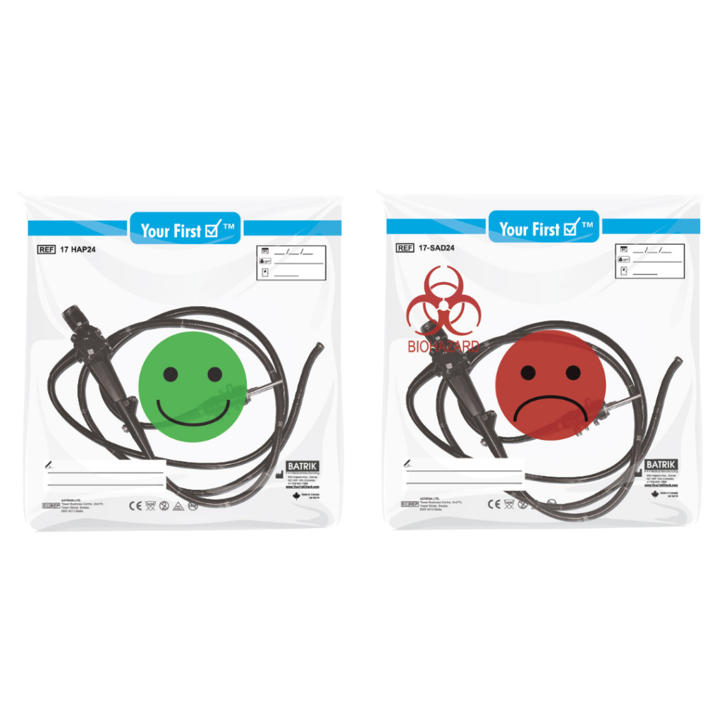A strong and leak-proof Transport Bag for Endoscopes, designed to safely transport post-procedural endoscopy equipment. The durable bag eliminates touch-points and reduces the risk of spreading bacteria. Available in two sizes.