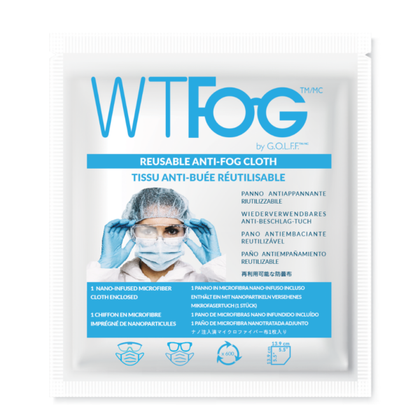 WTFog chiffons antibuée réutilisables