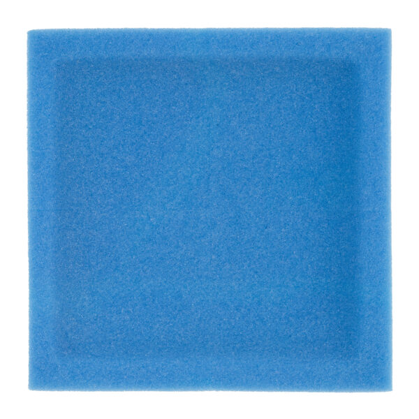 Shock absorbing high-density, pre-cutted Foam Corner Protectors to protect the corners of surgical trays from tearing and damage, during sterilization, storage, and transportation, preventing holes or rips in the corners of wrapped surgical trays.